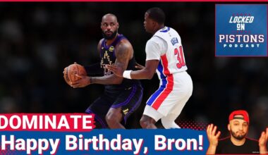 DOMINATED: Detroit Pistons BENCH Explodes as Cade Cunningham Outshines LeBron James’ Lakers