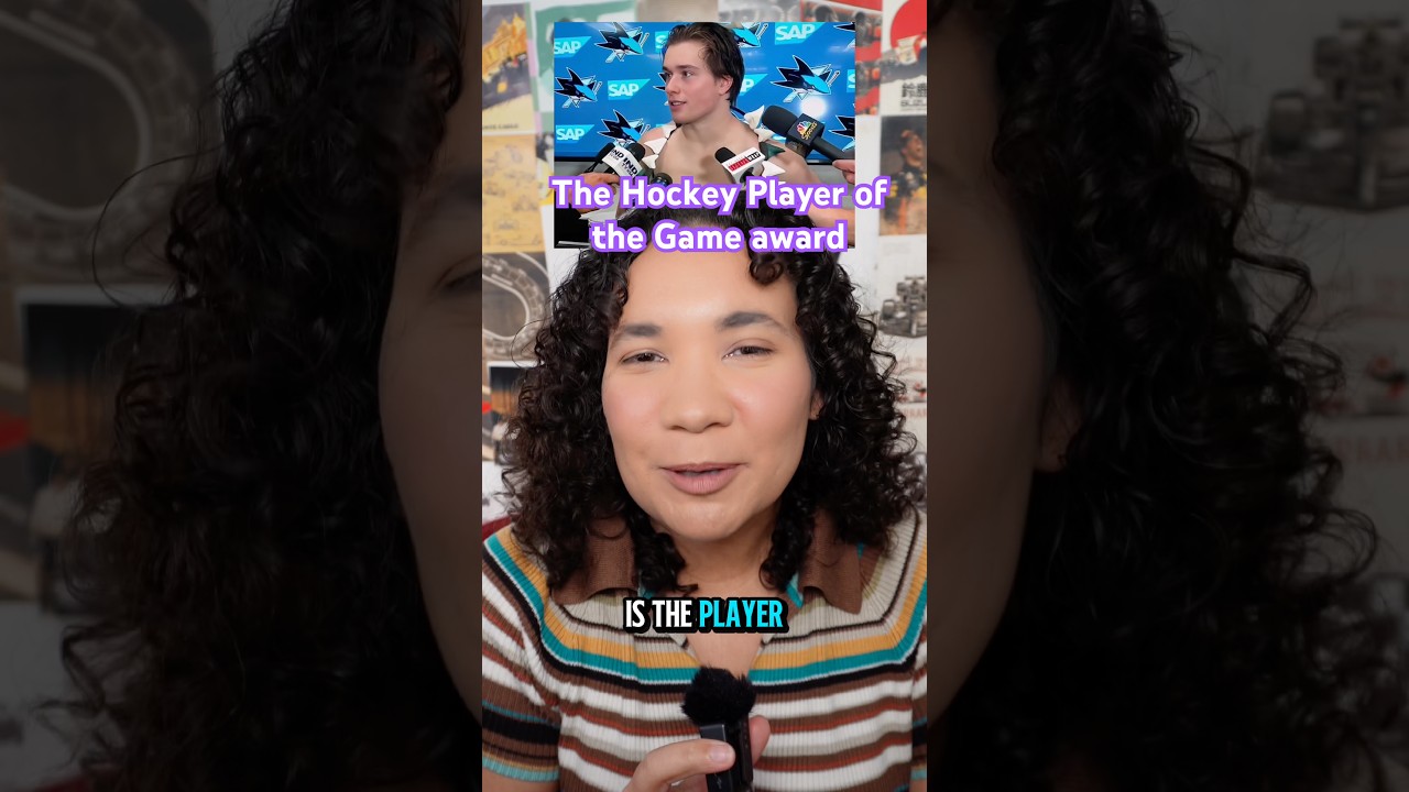 Macklin Celebrini and the San Jose Sharks have the best award #hockey #nhl #pwhl #macklincelebrini