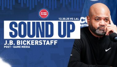 Post-Game Press Conference: J.B. Bickerstaff | Pistons vs. Lakers | 12.30.2025