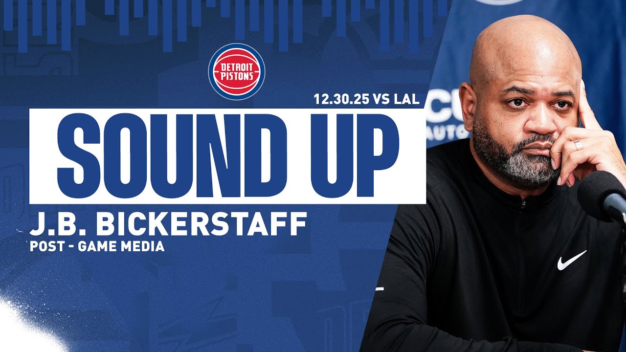 Post-Game Press Conference: J.B. Bickerstaff | Pistons vs. Lakers | 12.30.2025