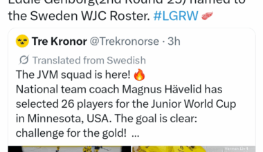 Another Red Wings prospect invited to the World Junior Ice Hockey Championships. Let's go Eddie!