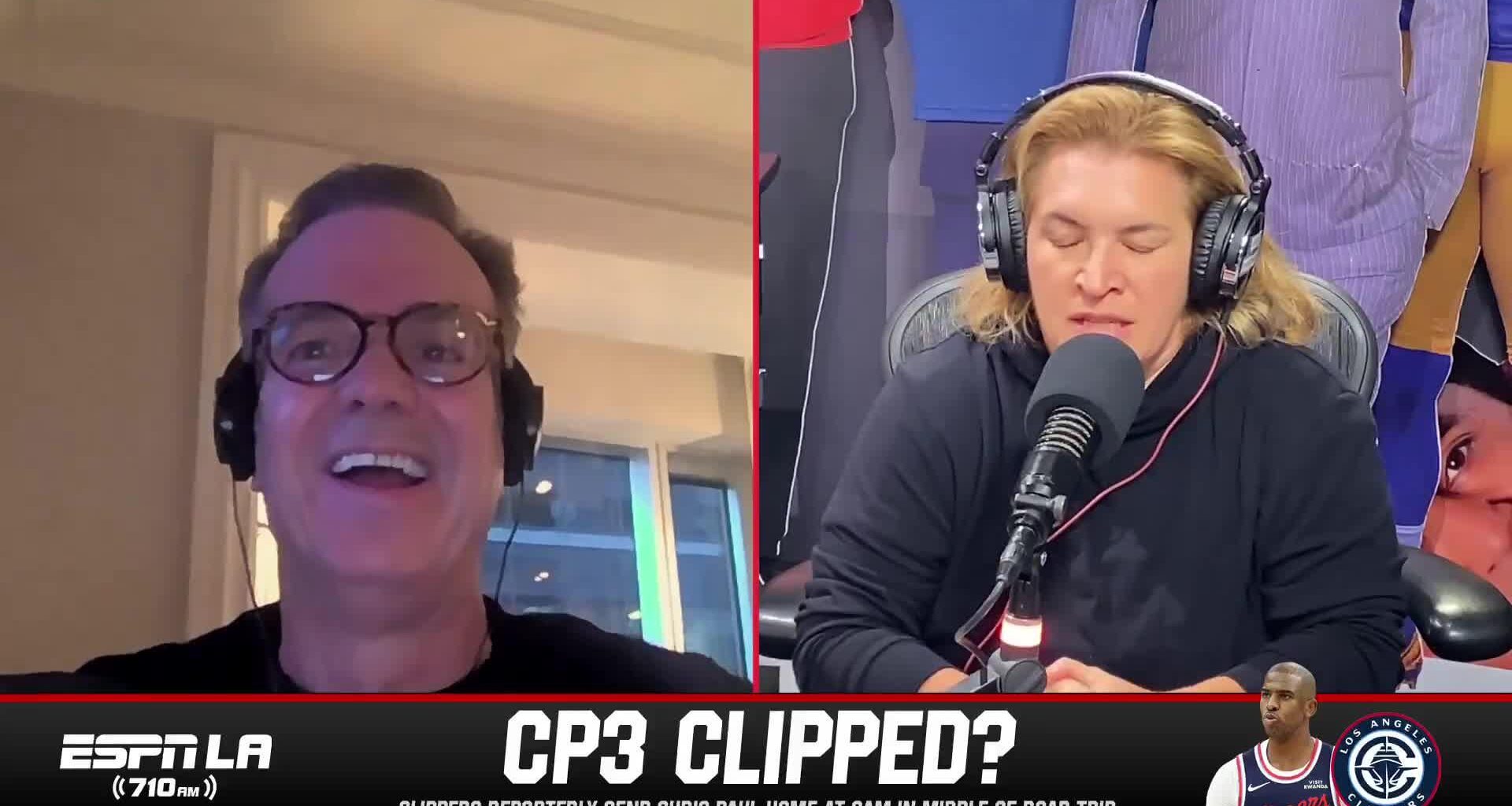 Shelburne: "The Clippers have a very good front office". Ireland: "Says who? Everybody keeps saying that. Based on what? They lose all the time. They just lose, lose, lose. You are an apologist for the Clippers. How can a logical person not say, these guys are bad at their jobs."