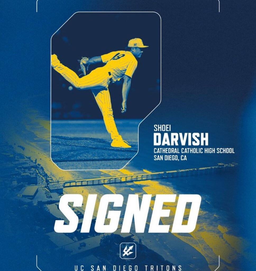 San Diego Padres pitcher, Yu Darvish's son, Shoei, commits to UC San Diego baseball team