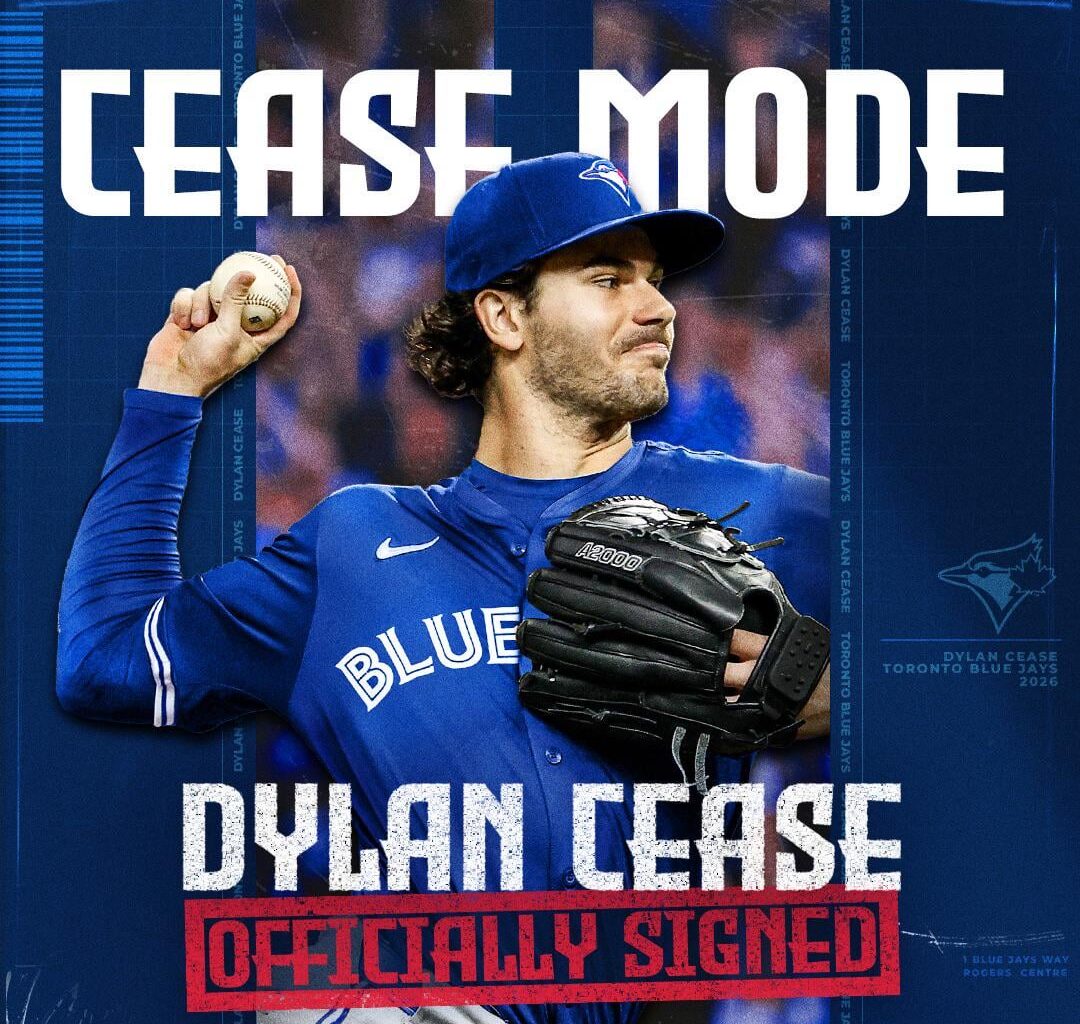 [Blue Jays] Cease Mode ‼️ OFFICIAL: We've signed RHP Dylan Cease to a seven-year contract!