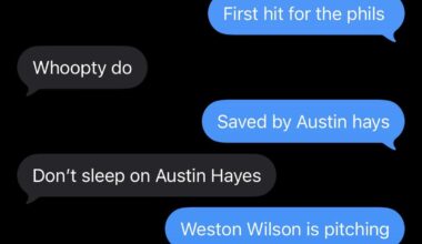 Conversation between me and my dad. Basically sums up the post-2022 era of the Phillies.