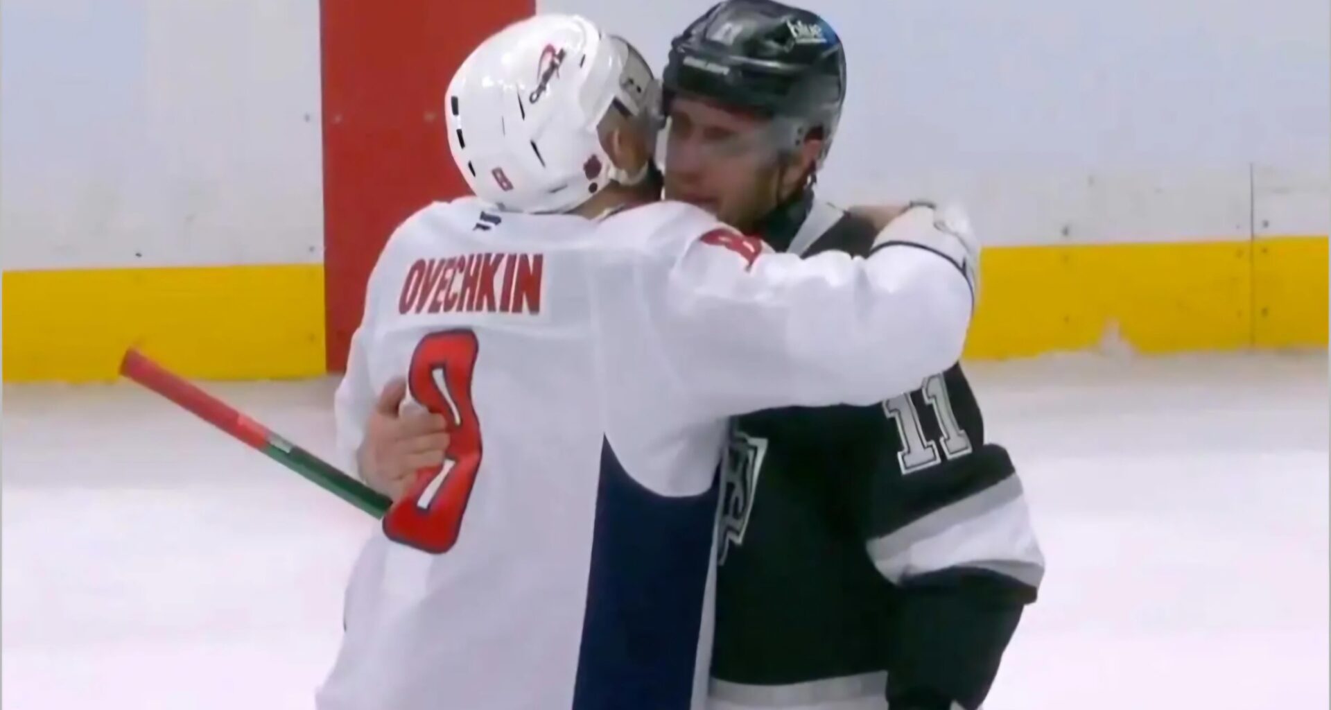 Alex Ovechkin leads Capitals’ post-game handshake line for retiring Anze Kopitar: ‘It’s just all about respect’
