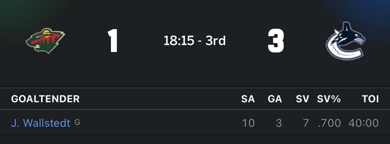 Wallstedt *is* human