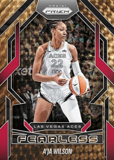 2025 panini prizm wnba fearless goldvinyl wilson