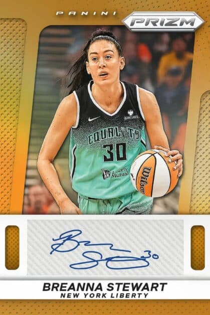 2025 panini prizm wnba throwback sigs gold breanna stewart