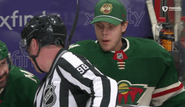 Getting ready for the third period like