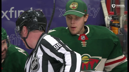 Getting ready for the third period like