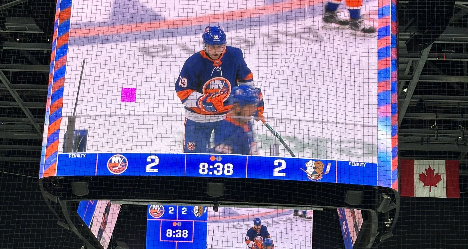 Rick Dipietro scored his first goal as an islander