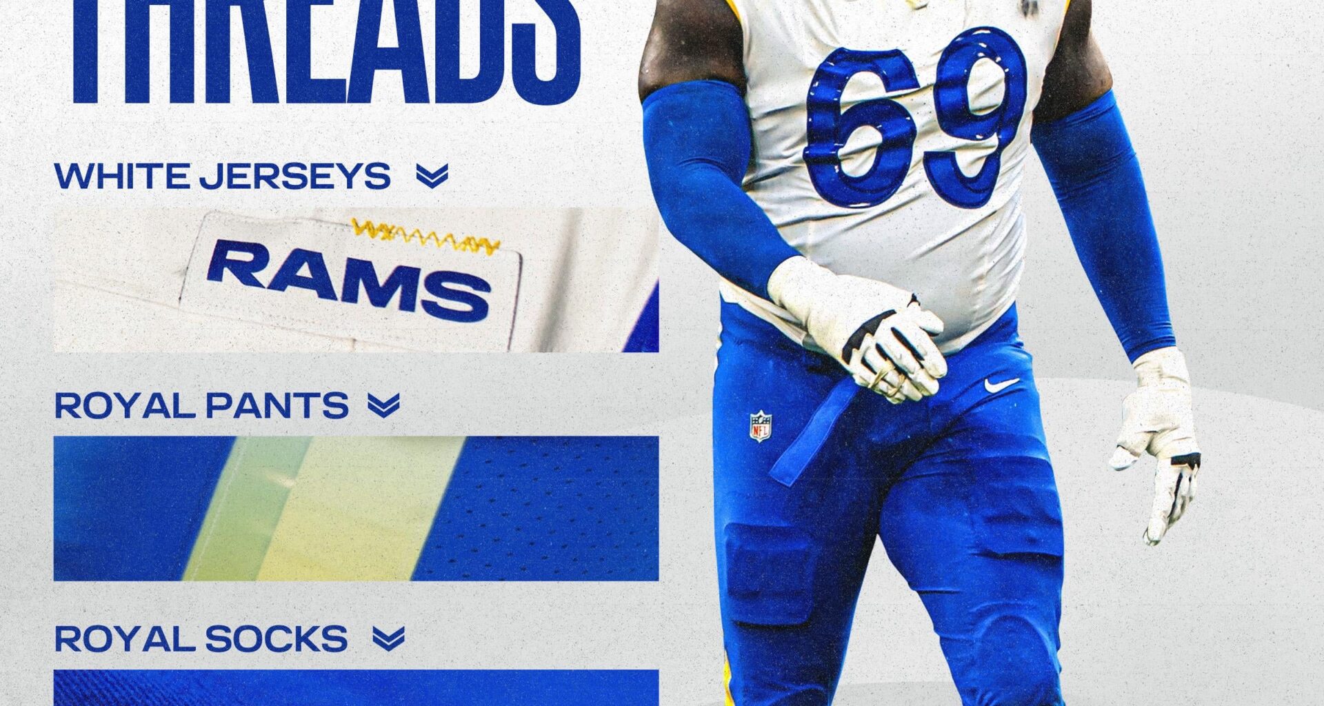 Gameday Uniform - White & Royal