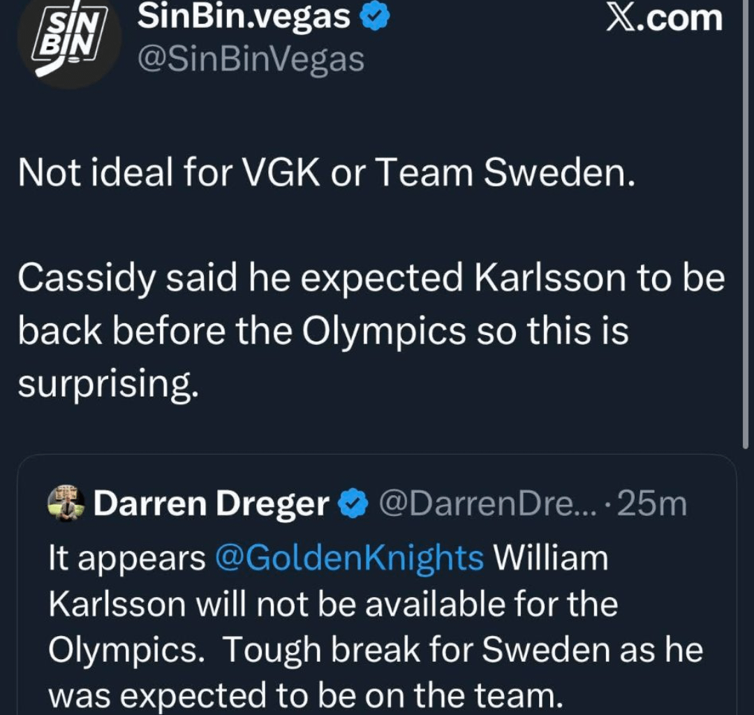 Karlsson Update 2025-12-30
