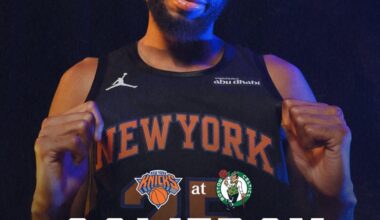 Knicks at Celtics 8pm tonight!
