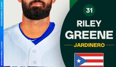 Riley Greene is playing for Puerto Rico in the 2026 WBC