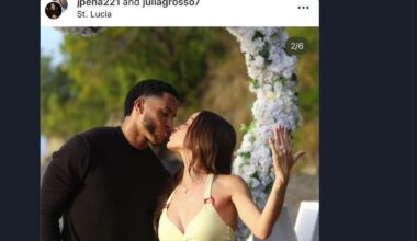 Astros All-Star Shortstop Jeremy Peña and pro soccer star Julia Grosso are engaged.