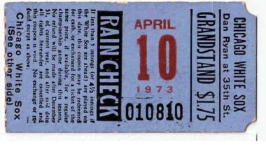 Old Sox ticket stubs