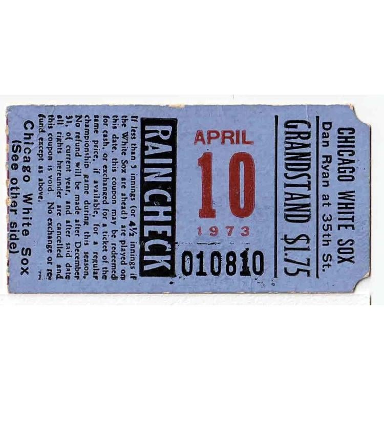 Old Sox ticket stubs