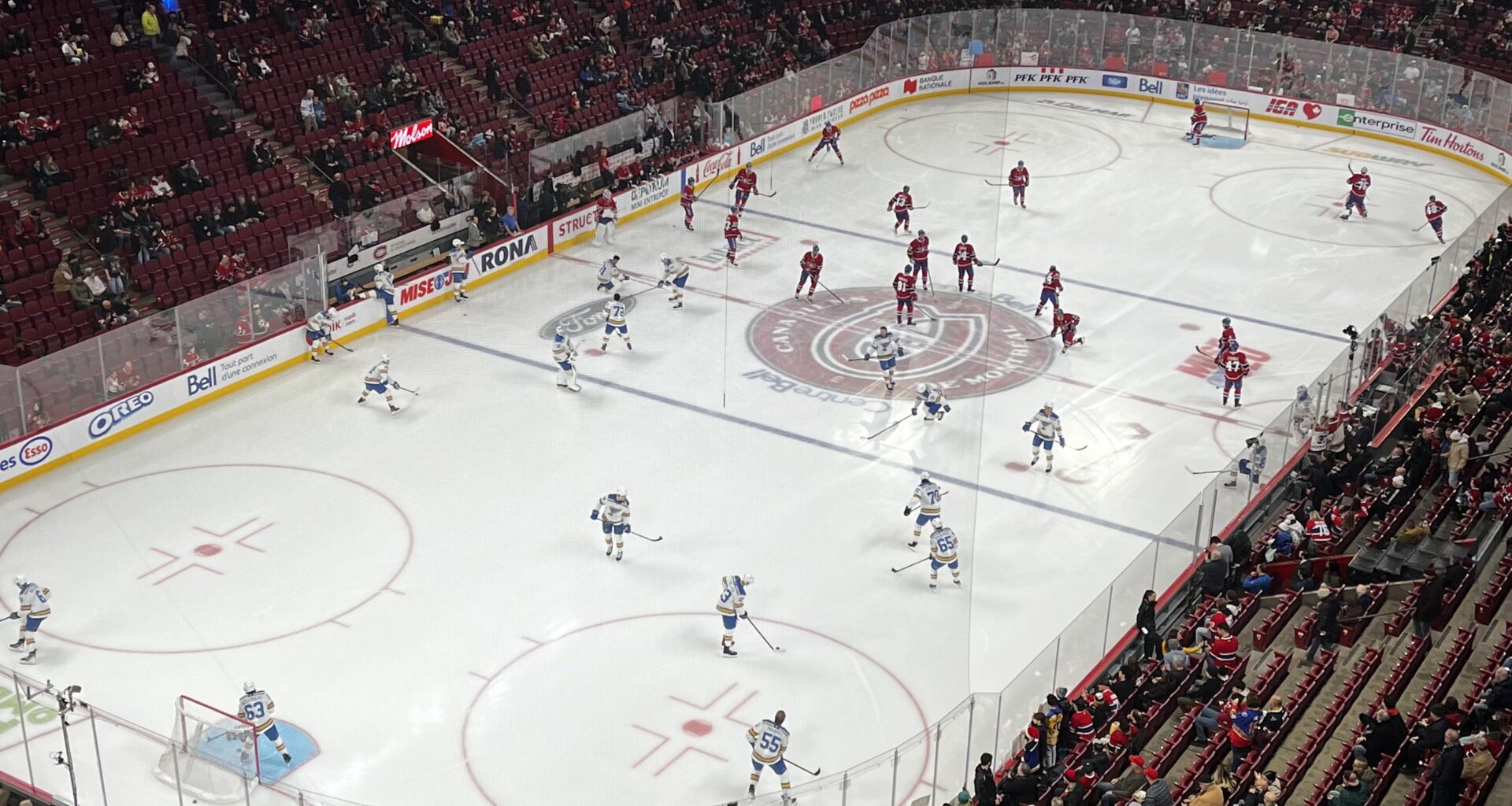 Checking in from Montreal - Go Blues!