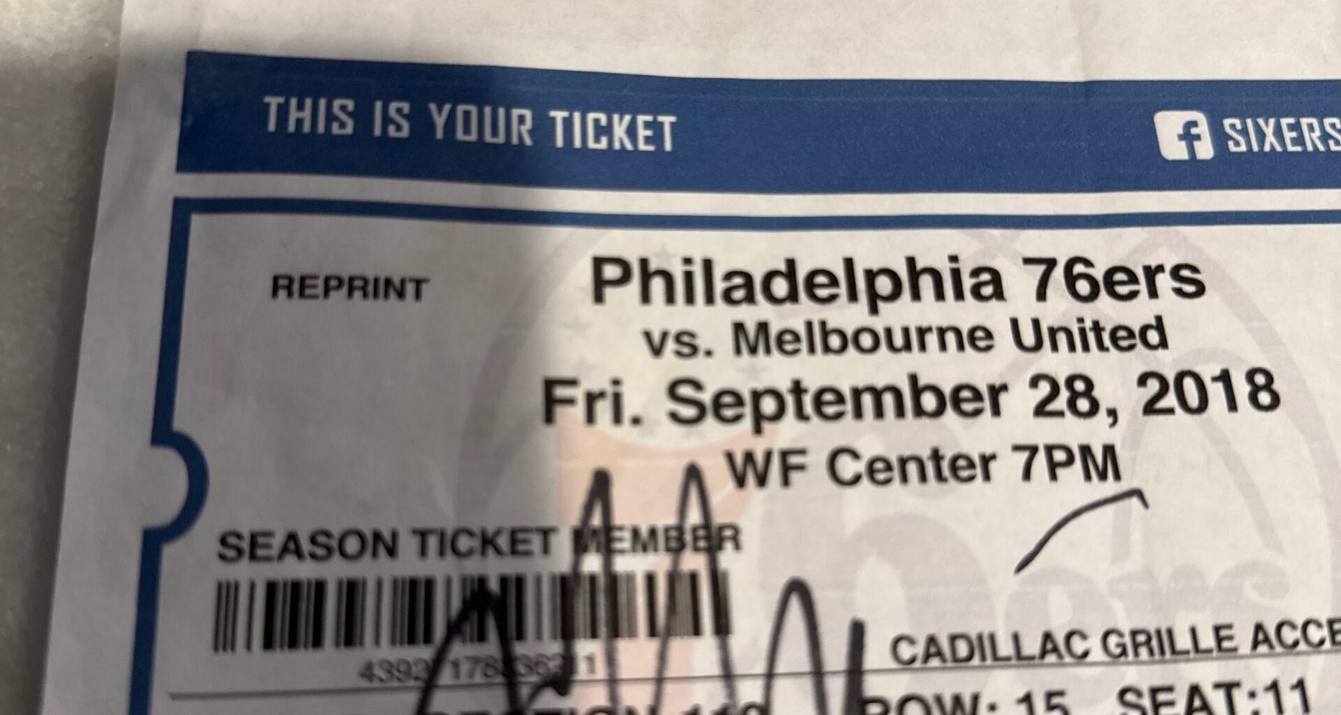 Does anyone recognize this signature? From 2018-19 preseason