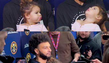 Papa Mal🏹 and his daughter at practice today❤️🏀