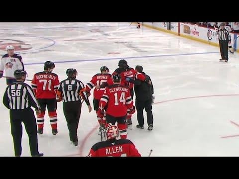 🔥Feisty🔥2nd Period Between Devils & Blue Jackets