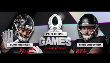 Bijan Robinson, Chris Lindstrom named to 2026 Pro Bowl Games