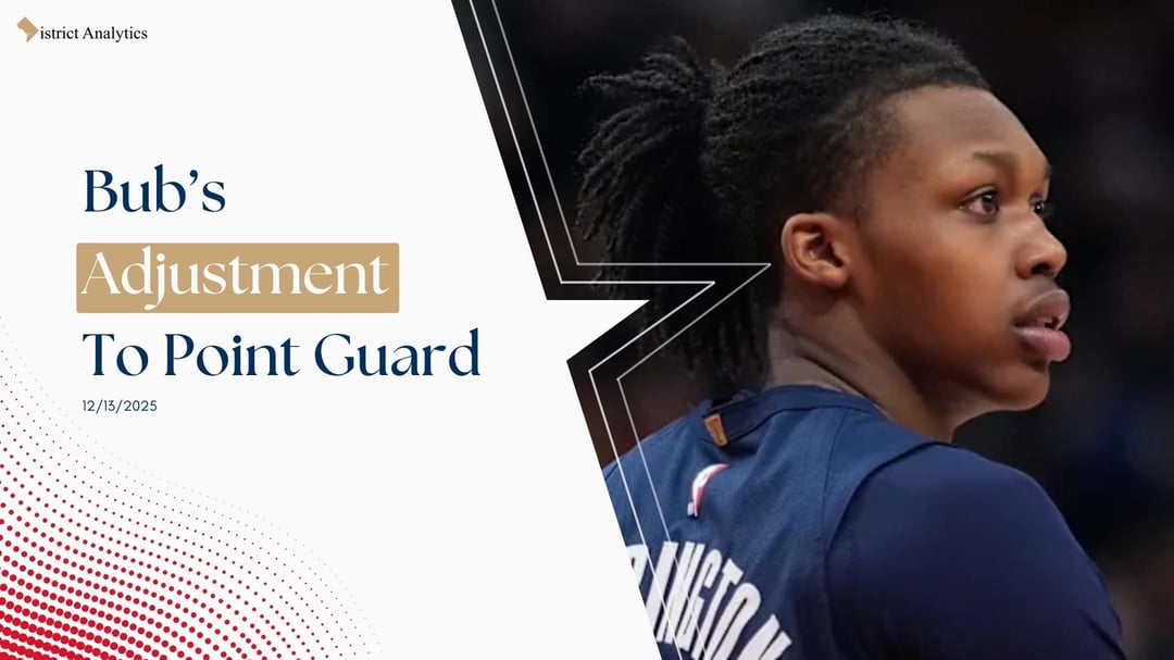 Bub's "Adjustment" to Point Guard