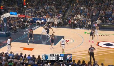 Nemby Crosses J-Dub And Hits The DEEP Logo Step-Back Triple!