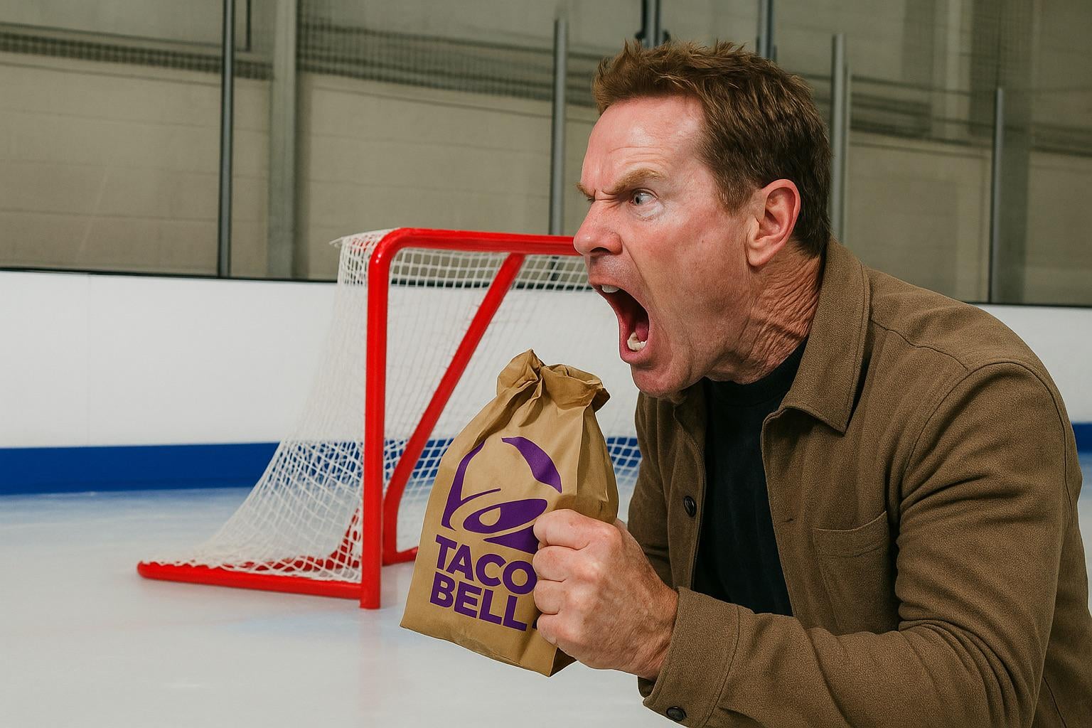 Local man yells at goal posts