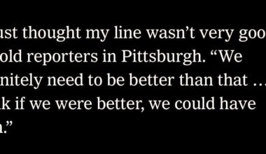 Habs captain Nick Suzuki yesterday after the shootout loss: “I just thought my line wasn’t very good. We definitely need to be better than that..I think if we were better, we could have won.”