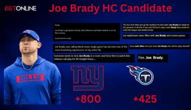 Joe Brady HC odds Giants + Titans : Huge red flag that Bills fans want him gone?