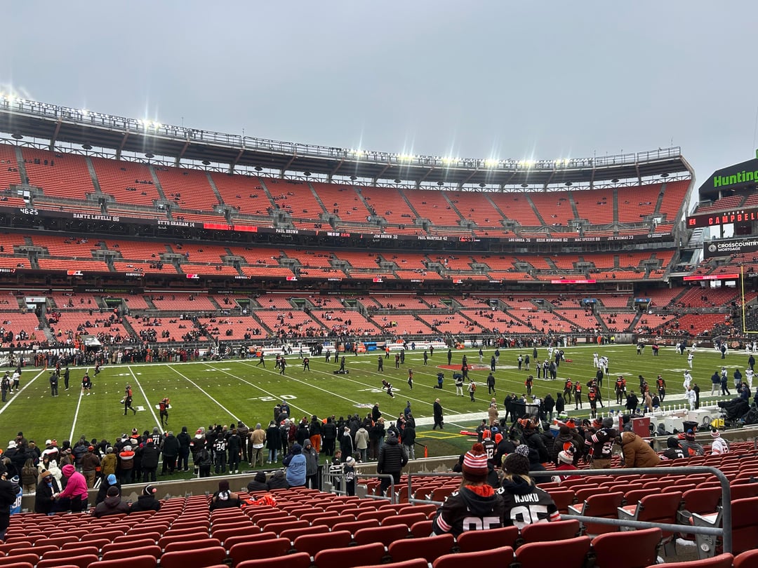 Love this city and stadium so much!! Let’s go browns!!!!!!!!🧡🤎🧡🤎