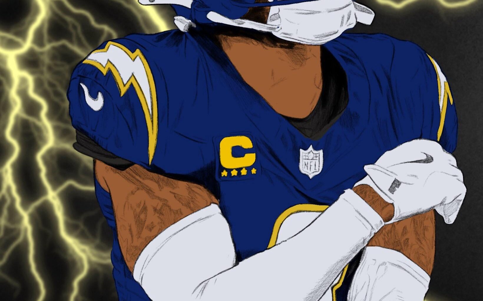 I made a Derwin James Comic Cover