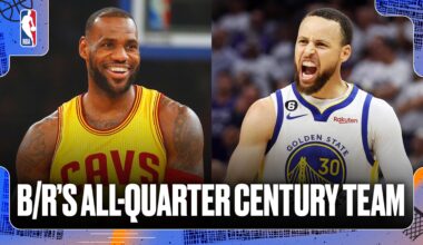 Steph Curry Named to Bleacher Report’s NBA All–Quarter Century First Team Guard Alongside Kobe Bryant