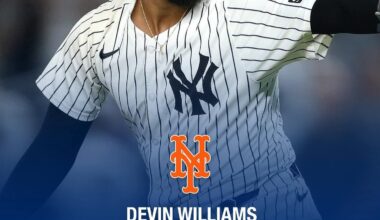 Mets to sign Devin Williams on a 3 year deal