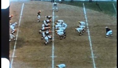 8mm home footage of Cleveland Browns vs. Washington Redskins | Nov. 30th, 1958