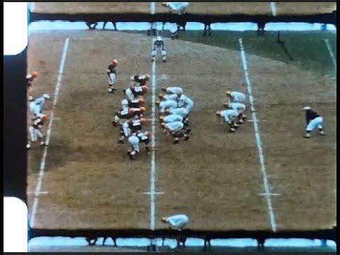 8mm home footage of Cleveland Browns vs. Washington Redskins | Nov. 30th, 1958