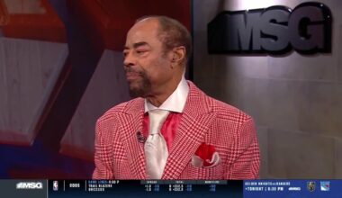 Walt 'Clyde' Frazier interviews the Rizzler