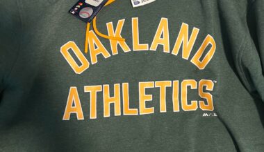 Recent Ross pickup. Can’t resist anything that still has Oakland on it