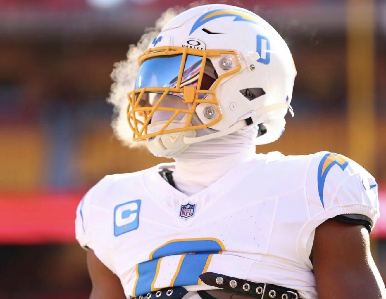 Daiyan Henley looking like a Mortal Kombat character