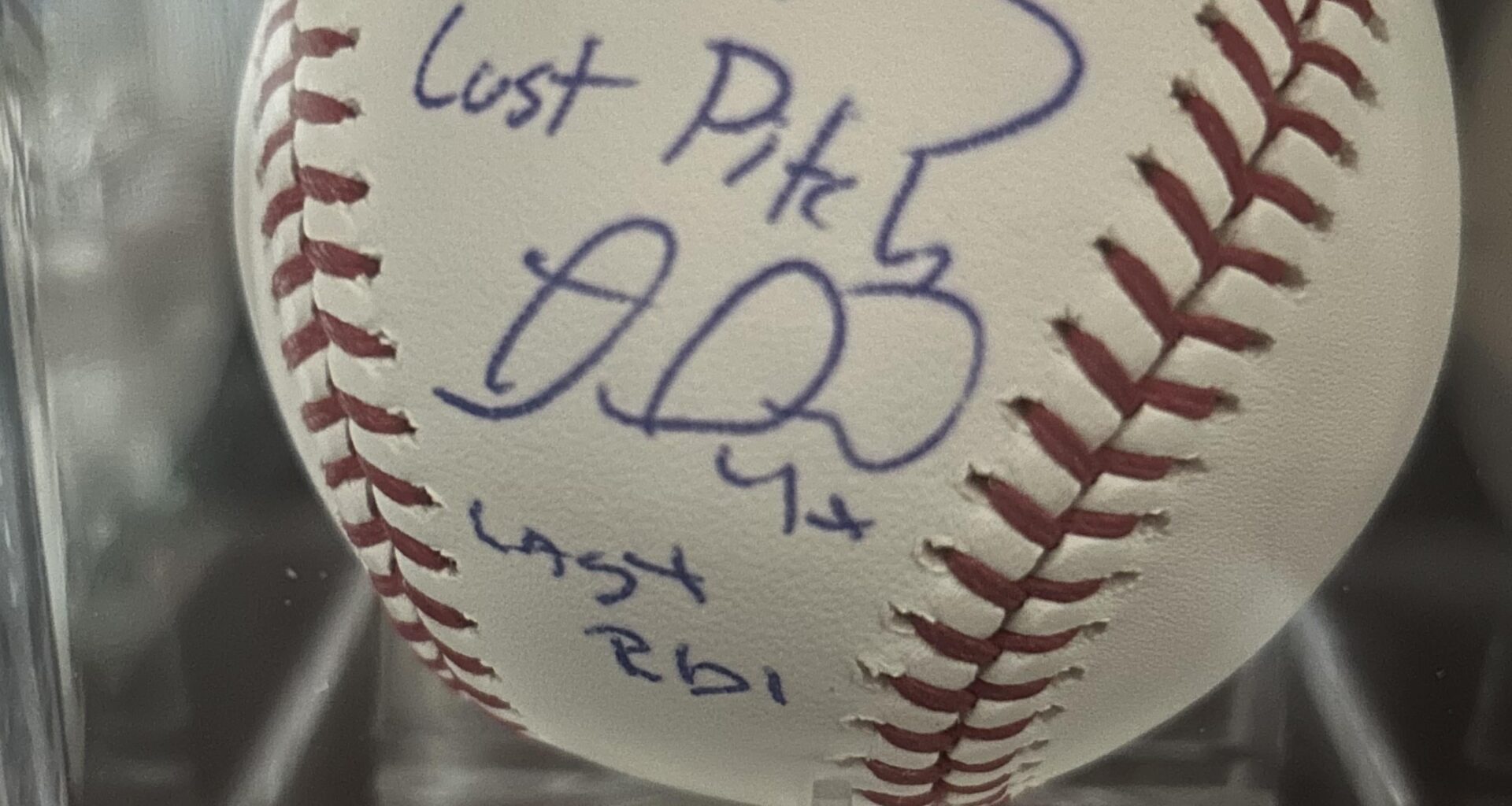 Merry Christmas! I Got A Signed Mike Montgomery And Miguel Montero Baseball!