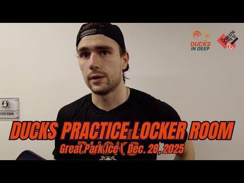 Cutter Gauthier: "We're getting sick and tired of this. We've been getting embarrassed" | Full Ducks Practice Media