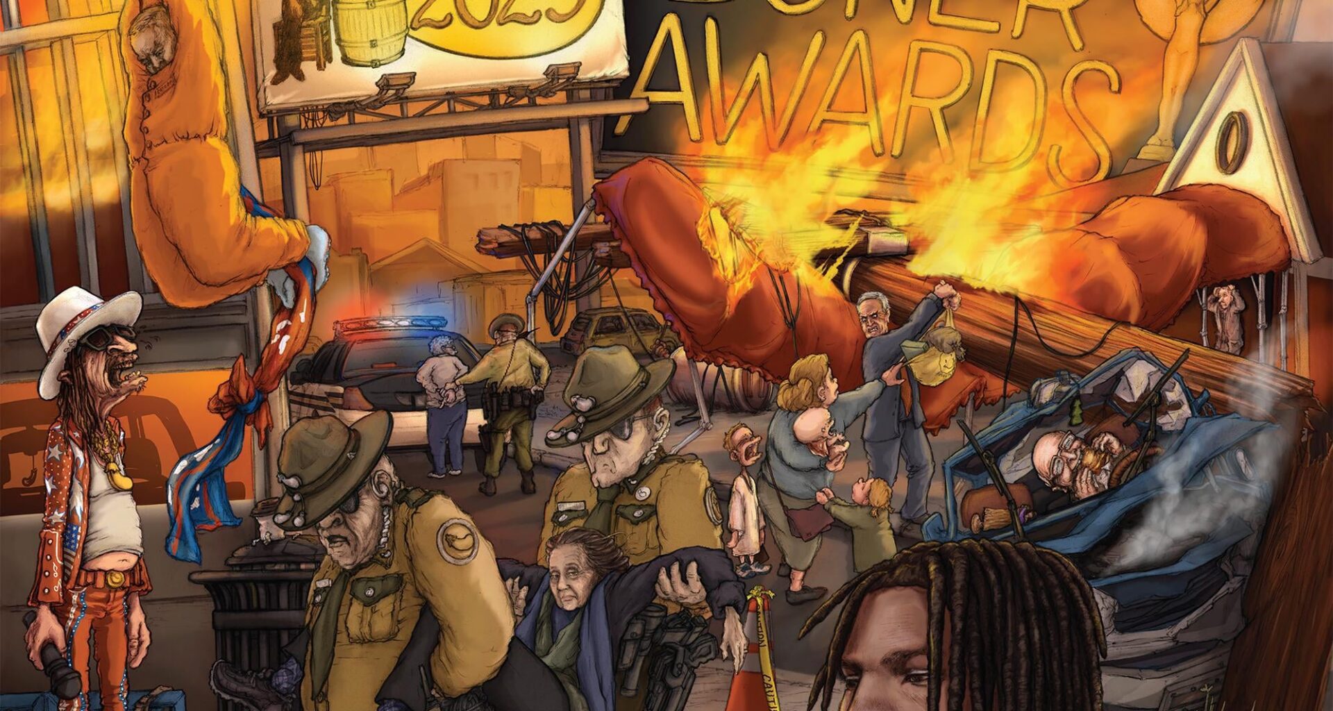 The Nashville Scene had me draw Cam Ward into the cover this week!