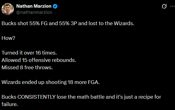 Its hard to watch Bucks games these days