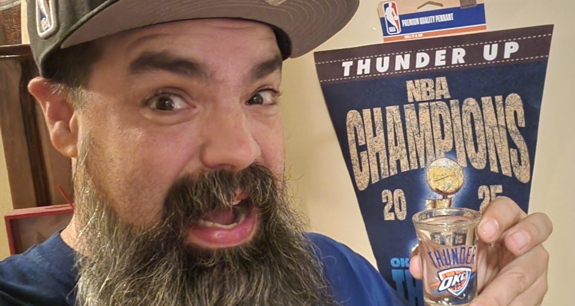 OKC Victory Shot #22 of the 25'-26' Season! 🌩💙🤠💙🌩