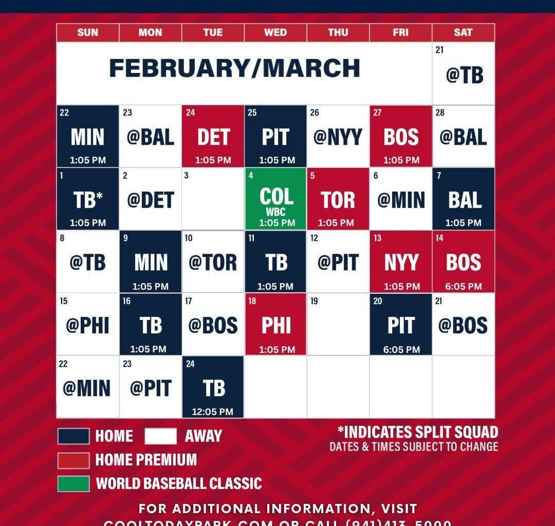 The Atlanta Braves Spring Training Schedule Includes an Exhibition Game Against Team Colombia from the World Baseball Classic!