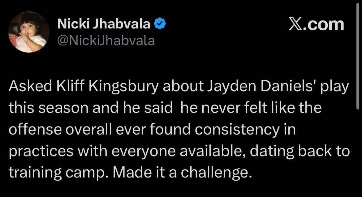 Is this not Kliff basically saying Terry’s holdout destroyed any offseason progress and momentum the team should have been building on?