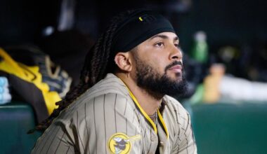 Tatis Jr. attends SauceGiving, an annual charity event organized by Puerto Rican artist Eladio Carrion